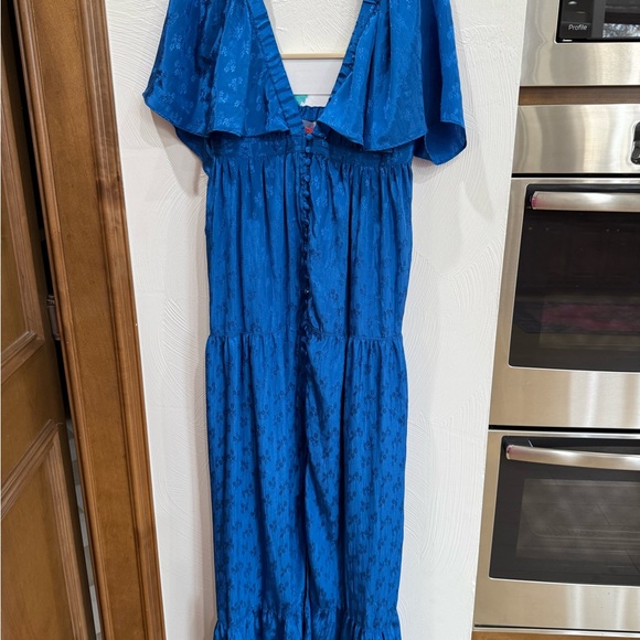Free People Vibrant Blue Cha Cha Maxi Dress - Picture 6 of 10